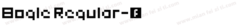 Bogle Regular字体转换